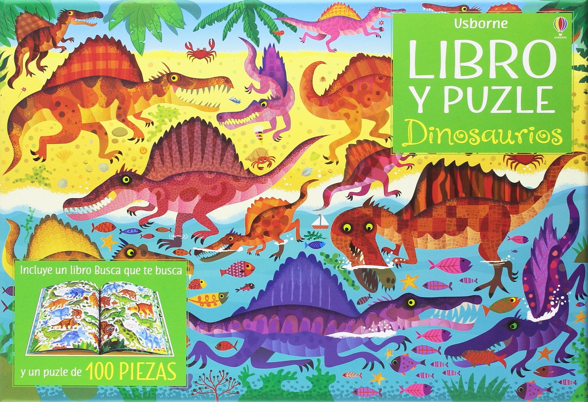 DINOSAURIOS. Libro y puzle - La Casa Curiosa