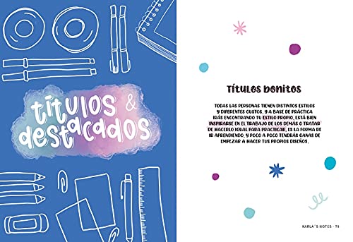 APUNTES BONITOS. Guía paso a paso de LETTERING, STUDYGRAM y BULLET JOURNAL:  Cuaderno con consejos y técnicas de caligrafía para principiantes - La Casa  Curiosa